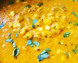 A picture of step 3 of Corn curry with rice.