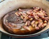A picture of step 10 of Marinated Braised Pork Shoulder with Tomatoes and Bacon.