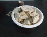 A picture of step 7 of Sandwhich dhokla.