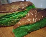 Gambar langkah 2 resipi Bingka pandan.