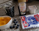 Foto del paso 1 de la receta: Tartaletas con yogur, melocotón y arándanos
