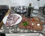 Foto del paso 1 de la receta: Tapa de asado al horno con boniato frito
