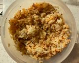 鯖魚蝦仁四季豆炒飯的食譜步驟1照片