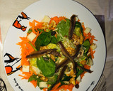 Foto del paso 3 de la receta: Ensalada verde a mi manera con emulsión de aceite y vinagre