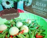 Foto langkah ke 6 dari resep Oseng Buncis Telur Puyuh.