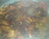 A picture of step 3 of Achari Chana Pulao.