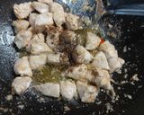 A picture of step 3 of Yogurt and mint chicken.