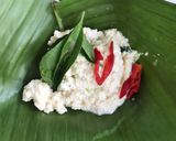 Foto langkah ke 4 dari resep Pepes Tahu Kemangi.