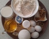 عکس مرحله 1 از دستور کیک گردویی دارچینی (ولادت امام زمان (عج) )