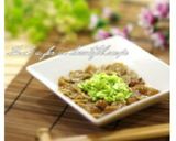 A picture of step 8 of Toasted Mushrooms with Edamame Zunda Sauce.