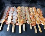 Shrimp skewers on BBQ recipe step 2 photo