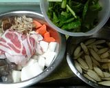 A picture of step 3 of Grandma’s Kenchin-jiru (Vegetable Soup with Dumplings).