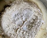 A picture of step 4 of Karydopita (Greek Walnut Cake).