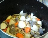 A picture of step 7 of Grandma’s Kenchin-jiru (Vegetable Soup with Dumplings).