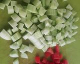 A picture of step 5 of Pizza Hut Style Salad.