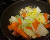 A picture of step 6 of Easy Authentic Chop Suey (Happosai)! Great for Chinese Rice Bowls or Crispy Noodles.