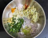 A picture of step 1 of Sweet Potato 🍠 & Barley Flour Stuff Roti (Tikki Chaat From Left Over Stuffing).