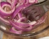 A picture of step 5 of Mild Pickled Red Onions with Coarse Salt and Ground Pepper.