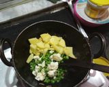 A picture of step 2 of Mixed veggie.