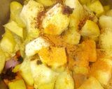 A picture of step 3 of Sweet potato dish.