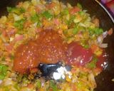 A picture of step 4 of Spicy Sechzwan Bread.