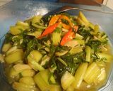 Foto langkah ke 4 dari resep Tumis Sayur lompong.