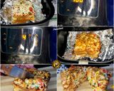A picture of step 4 of Triple Layer Pizza Sandwich In Airfryer.