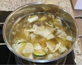 Foto langkah ke 5 dari resep Upgraded Doenjangjjigae 된장찌개 with Beef, Zucchini, Potato, Cabbage.