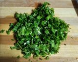 A picture of step 2 of Lobia Daal.