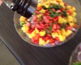 Foto del paso 11 de la receta: Ceviche de salmón con mango y menta / Ceviche de salmón con champiñones, palta y albahaca