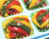 A picture of step 10 of Bento Side Dish: Salted Kinpira with Three-Color Bell Peppers.