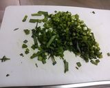 A picture of step 1 of Teriyaki Chicken Meatballs with Garlic Chives.