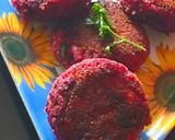 A picture of step 3 of Beetroot Patties.