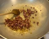 A picture of step 1 of Skillet Penne Amatriciana Style.