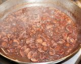 A picture of step 3 of Cremini Mushroom Sauce with Merlot - JON STYLE.
