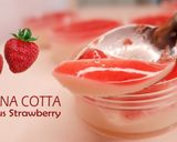 Foto langkah ke 6 dari resep Panna Cotta Dessert Omura Saus Strawberry.