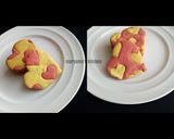 A picture of step 7 of Heart polkadot cookies.