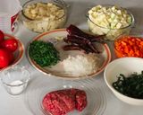A picture of step 1 of Red Enchiladas with Vegetable Picadillo.