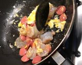 Hình bước làm 1 của món Cơm chiên sausage