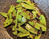 Zuckererbsen (Schoten) in Teriyakisauce Rezeptschritt 6 Foto