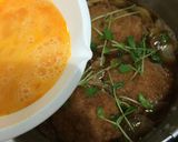 A picture of step 3 of Next-Day Pork Cutlet Bowl (Katsudon).