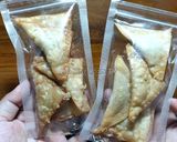 Foto langkah ke 10 dari resep Jajan Lebaran Dua Bahan Aja / Pastel Abon Kulit Pangsit (192).