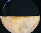 A picture of step 3 of Crepes with Nutella and banana 🥞.