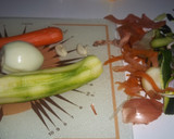 Foto del paso 2 de la receta: Crema ligera de calabacín y carlota