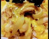 A picture of step 9 of Easy Chicken and Egg Rice Bowl with Noodle Soup Base.