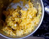 A picture of step 3 of Makai dhokla.