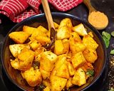 A picture of step 4 of Leftover Idli Podi Tadka.