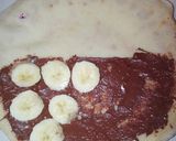 Nutellás-banános palacsinta recept fázis 3 fotója