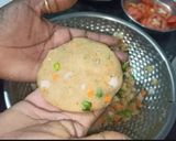 A picture of step 3 of Vegetable Aloo Tikki Burger.
