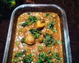 A picture of step 3 of Mushroom gravy.